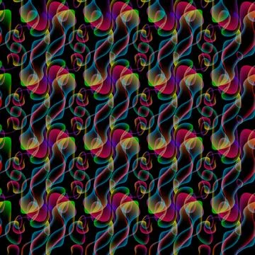 Seamless pattern Neon Abstract liquid lava lamp colorful background design Illustrazione stock