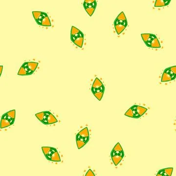 Seamless pattern net soccer emblem cartoon vector 库存插图