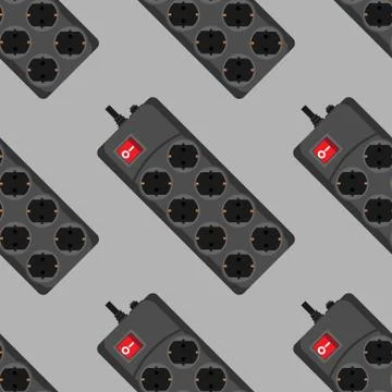 Seamless pattern network filter icons Stock Illustration