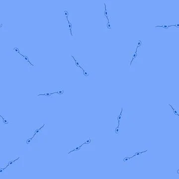 Seamless pattern neural neurons cartoon vector Stockillustratie