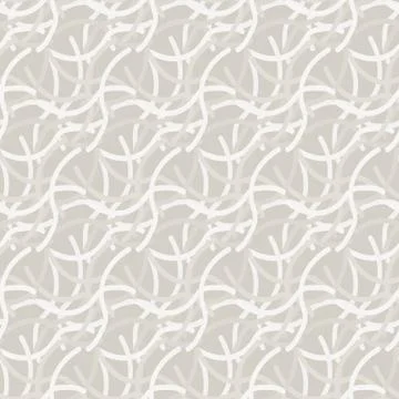 Seamless pattern. Neutral cream scribble background. Elegant minimal off white Illustrazione stock