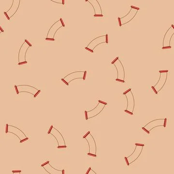 Seamless pattern new chinese scroll cartoon vector イラスト素材