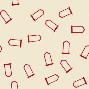 Seamless pattern new chinese scroll cartoon vector 스톡 일러스트