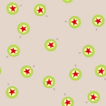 Seamless pattern new christmas ball cartoon vector 스톡 일러스트