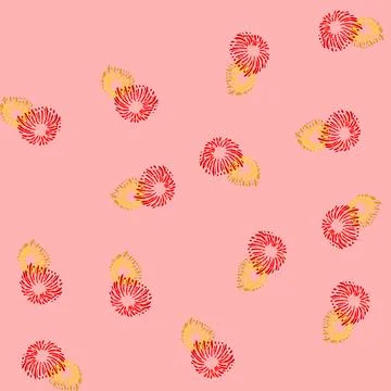 Seamless pattern new firework cartoon vector イラスト素材