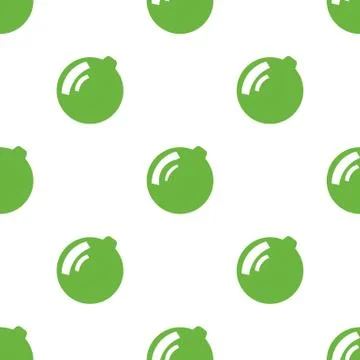 Seamless pattern with new year toy Stock Illustration