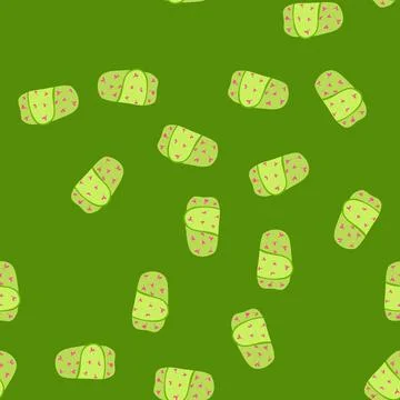 Seamless pattern newborn swaddle wrap cartoon vector 스톡 일러스트
