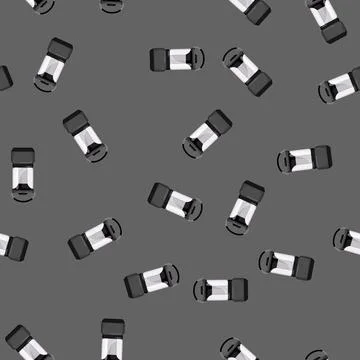 Seamless pattern night lantern camp lamp cartoon vector Stockillustratie