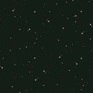 Seamless pattern night sky. Illustrazione stock