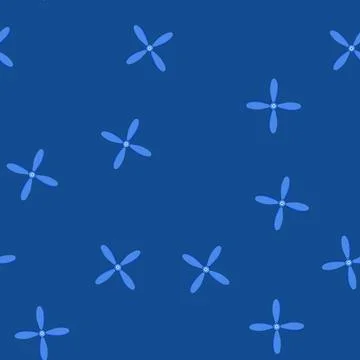 Seamless pattern noise cooling fan cartoon vector Stock Illustration