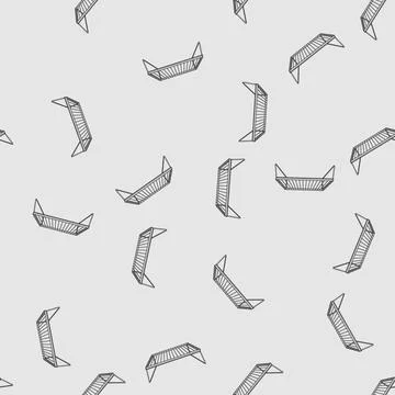 Seamless pattern nonstick grill rack cartoon vector Stock Illustration