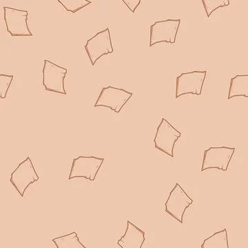 Seamless pattern nonstick parchment paper cartoon vector Stock Illustration