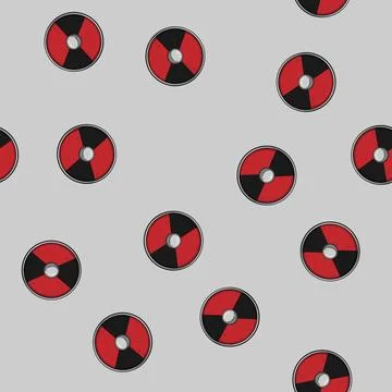 Seamless pattern norse viking shield cartoon vector Stock Illustration