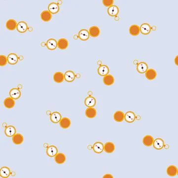 Seamless pattern north compass cartoon vector Stockillustratie