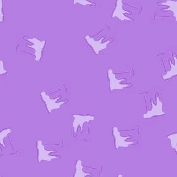 Seamless pattern nostalgia bubblegum cartoon vector Stock Illustration