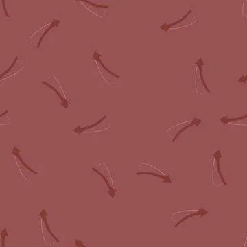 Seamless pattern nostalgic retro arrow banner cartoon vector Stock Illustration