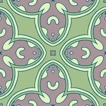 Seamless pattern. Not a bright, classic ornament. Vector. Stock Illustration