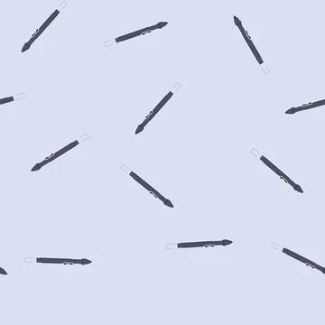 Seamless pattern note digital pen cartoon vector Illustrazione stock