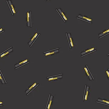 Seamless pattern notebook laptop battery cartoon vector Illustrazione stock