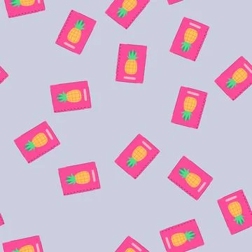 Seamless pattern notebook notebook cartoon vector Stock Illustration