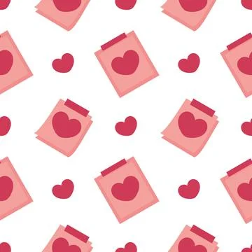 Seamless pattern of notes Stock Illustration