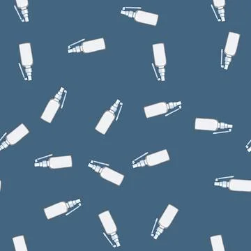 Seamless pattern nozzle throat spray bottle cartoon vector Stock Illustration