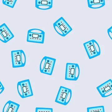 Seamless pattern nuclear electricity generator cartoon vector イラスト素材