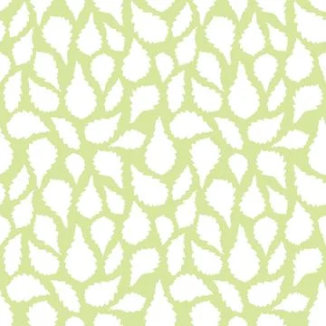 Seamless pattern Oak leaves. nature scandinavian style background. Nursery decor Stock Illustration