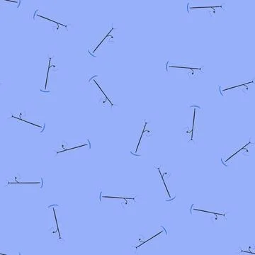 Seamless pattern object floor lamp cartoon vector Stock Illustration