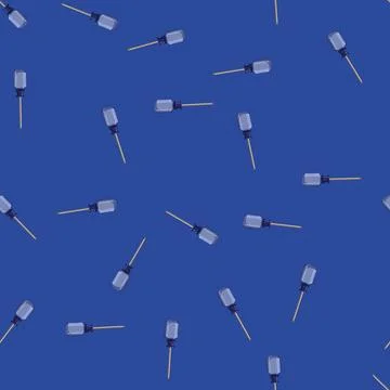 Seamless pattern object screwdriver tool cartoon vector Stock Illustration