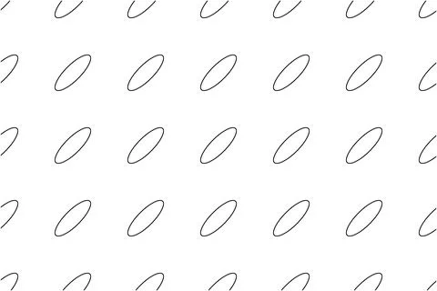 Seamless pattern of oblique ovals arranged in diagonal lines. Abstract geom.. Stock Illustration