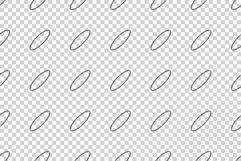 Seamless pattern of oblique ovals arranged in diagonal lines. Illustrazione stock