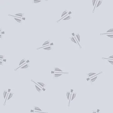 Seamless pattern ocean boat anchor cartoon vector イラスト素材