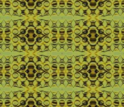 Seamless pattern ocher brown Stock Illustration