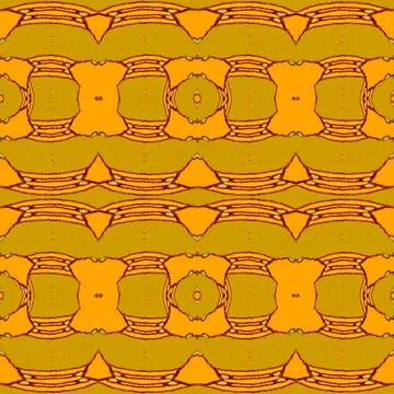 Seamless pattern ocher orange Stock Illustration