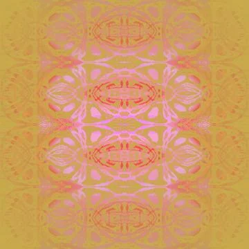 Seamless pattern ocher pink Stock Illustration