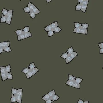 Seamless pattern office cooling pad cartoon vector Stock Illustration