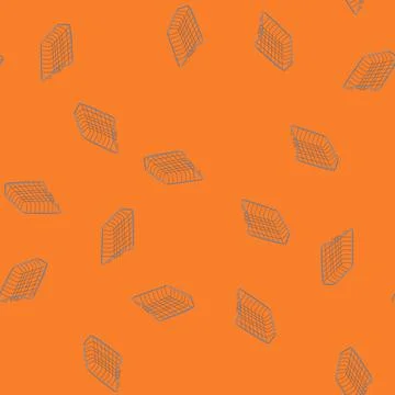 Seamless pattern office desk tray cartoon vector 库存插图