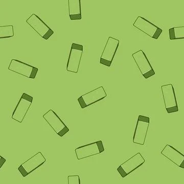 Seamless pattern office eraser cartoon vector sign color Stock Illustration