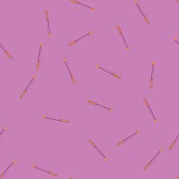 Seamless pattern office pen cartoon vector sign color Stock Illustration