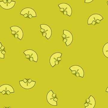 Seamless pattern offshoulder shirt necklines cartoon vector Stock Illustration