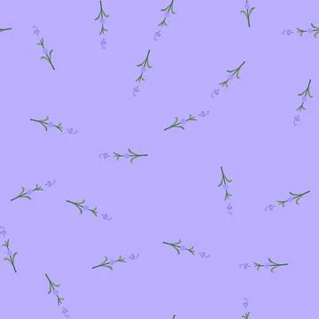 Seamless pattern oil lavender cartoon vector Stock Illustration