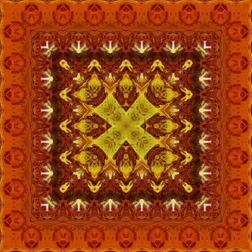 Seamless pattern, oil painting Stock Illustration