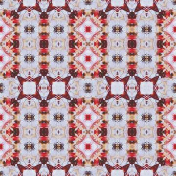 Seamless pattern, oil painting Stock Illustration