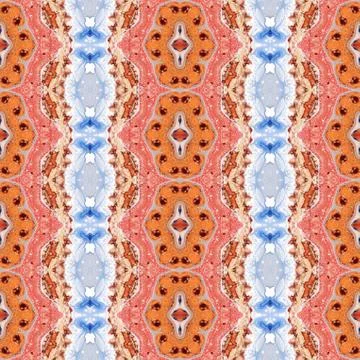 Seamless pattern, oil painting Stock Illustration