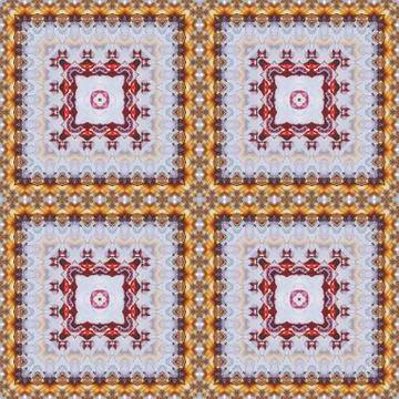 Seamless pattern, oil painting Stock Illustration