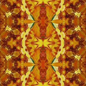 Seamless pattern, oil painting Stock Illustration