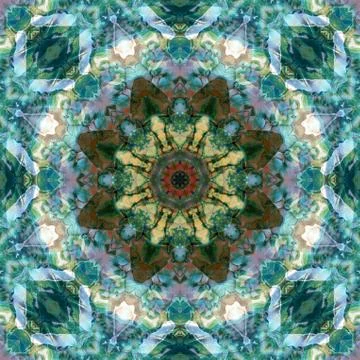 Seamless pattern, oil painting Stock Illustration