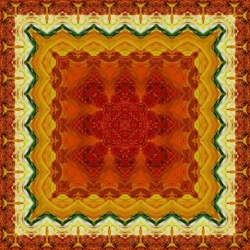 Seamless pattern, oil painting Stock Illustration