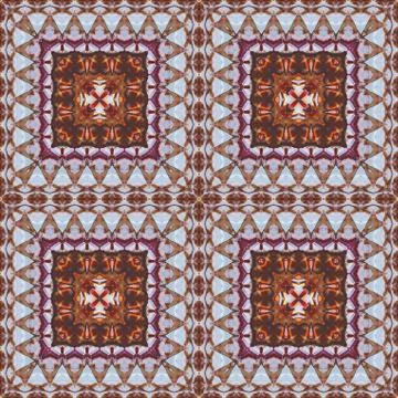 Seamless pattern, oil painting Stock Illustration